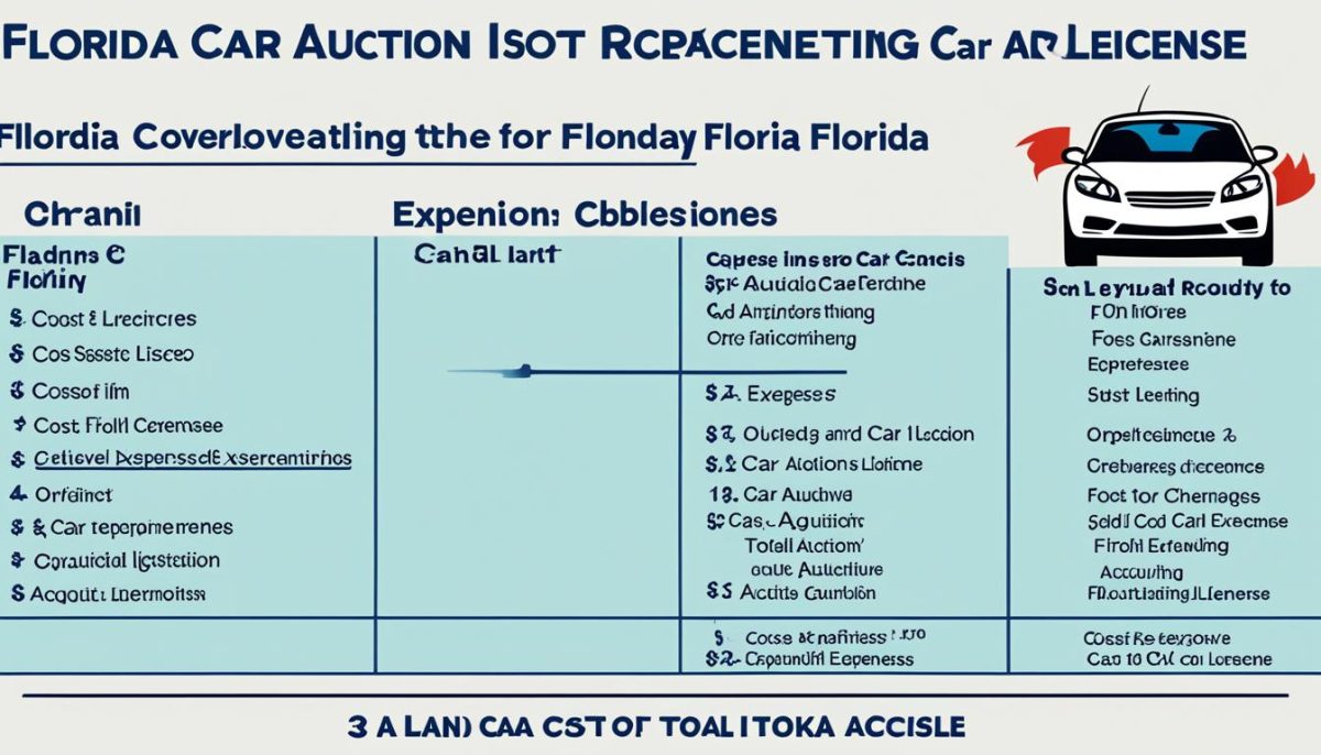 Florida car auction license cost